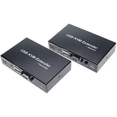 Cablematic . fr – 2 porty KVM z PROLONGATEUR 100 m KVM przez sieć kablową STP 100 m Cablematic . fr – 2 porty KVM z PROLONGATEUR 100 m KVM przez sieć kablową STP 100 m