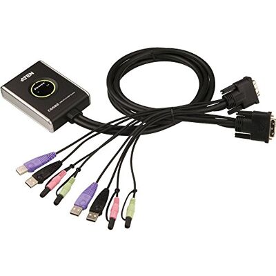 Aten CS682-AT 2-portowy przełącznik KVM DVI USB 1920 x 1200 pikseli Aten CS682-AT 2-portowy przełącznik KVM DVI USB 1920 x 1200 pikseli