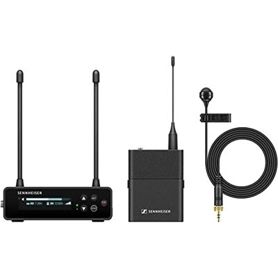 Sennheiser EW-DP ME4 SET (Y1/3) przenośny cyfrowy bezprzewodowy system mikrofonowy UHF z ME4 Cardioid Lavalier czarny (700029) Sennheiser EW-DP ME4 SET (Y1/3) przenośny cyfrowy bezprzewodowy system mikrofonowy UHF z ME4 Cardioid Lavalier czarny (700029)