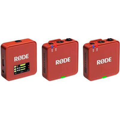 RØDE Wireless GO (Gen 3) – Kompaktowy mikrofon bezprzewodowy – Krystaliczna jakość dźwięku, nagrywanie 32-bitowe Float, automatyczna kontrola poziomu, do telefonów, kamer i komputerów (Gliniasty) RØDE Wireless GO (Gen 3) – Kompaktowy mikrofon bezprzewodowy – Krystaliczna jakość dźwięku, nagrywanie 32-bitowe Float, automatyczna kontrola poziomu, do telefonów, kamer i komputerów (Gliniasty)
