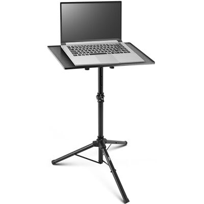 Pyle Stojak na laptopa, rzutnik, statyw i uchwyt, statyw z regulowanym kątem trójnożny, stojak na laptopa, do studia i biura, laptop, komputer, sprzęt DJ-ski i projektor Pyle Stojak na laptopa, rzutnik, statyw i uchwyt, statyw z regulowanym kątem trójnożny, stojak na laptopa, do studia i biura, laptop, komputer, sprzęt DJ-ski i projektor
