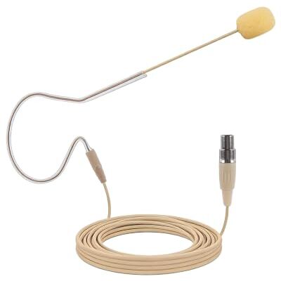 Pyle In Ear Back Elektret Mikrofon – Przenośne Omnidirekcyjne Kabel Headset Pro Voice Audio Kondensator Mikrofon z 4 Pin Mini XLR Kabel i Osłona Przeciw Wiatrowi – Dla Systemu Shure (Kolor Skóry) Pyle In Ear Back Elektret Mikrofon – Przenośne Omnidirekcyjne Kabel Headset Pro Voice Audio Kondensator Mikrofon z 4 Pin Mini XLR Kabel i Osłona Przeciw Wiatrowi – Dla Systemu Shure (Kolor Skóry)
