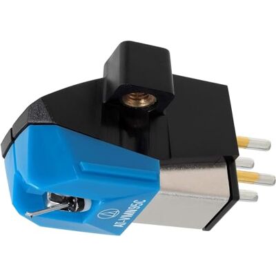 Audio Technica AT-VM95C Dual Moving Magnet Cartridge with Conical Stylus (Black/Blue) Audio Technica AT-VM95C Dual Moving Magnet Cartridge with Conical Stylus (Black/Blue)