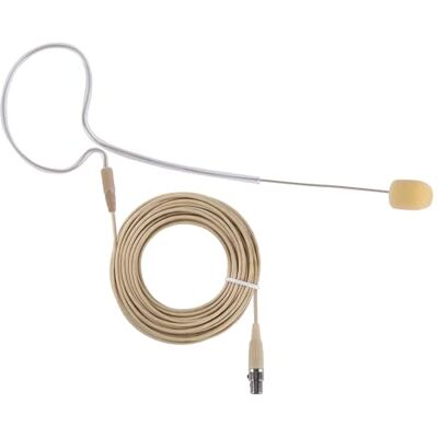 Pyle In Ear Back Elektret Mikrofon – Przenośne Omnidirekcyjne Kabel Headset Pro Voice Audio Kondensator Mikrofon z 4 Pin Mini XLR Kabel i Osłona Przeciw Wiatrowi – Dla Systemu Shure (Kolor Skóry) Pyle In Ear Back Elektret Mikrofon – Przenośne Omnidirekcyjne Kabel Headset Pro Voice Audio Kondensator Mikrofon z 4 Pin Mini XLR Kabel i Osłona Przeciw Wiatrowi – Dla Systemu Shure (Kolor Skóry)