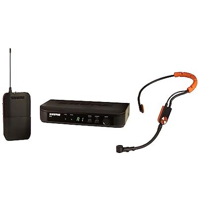 Shure BLX14/SM31 UHF Wireless Microphone System Perfect for Fitness, Aerobics 14-Hour Battery Life, 100m Range Includes SM31FH Fitness Headset Mic, Single Channel Receiver K3E Band Shure BLX14/SM31 UHF Wireless Microphone System Perfect for Fitness, Aerobics 14-Hour Battery Life, 100m Range Includes SM31FH Fitness Headset Mic, Single Channel Receiver K3E Band