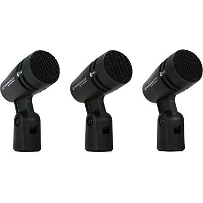 Sennheiser e 604 Dynamic Cardioid Instrument Mikrofon 3-pak, do zestawu perkusyjnego i nagrywania perkusyjnego, kompaktowa konstrukcja z klipsem czarny (506667) Sennheiser e 604 Dynamic Cardioid Instrument Mikrofon 3-pak, do zestawu perkusyjnego i nagrywania perkusyjnego, kompaktowa konstrukcja z klipsem czarny (506667)