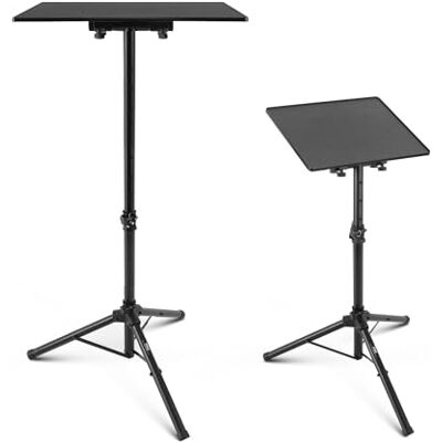 Pyle , Regulowany stojak na projektor, stojak na laptopa, stojak na laptopa DJ, statyw do projektora, stojak na mównicę, stojak na podium, projektor statywu, uchwyt na projektor, z przechylanym Pyle , Regulowany stojak na projektor, stojak na laptopa, stojak na laptopa DJ, statyw do projektora, stojak na mównicę, stojak na podium, projektor statywu, uchwyt na projektor, z przechylanym