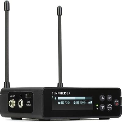 Sennheiser EW-DP EK (R1-6) Przenośny cyfrowy odbiornik UHF do użytku z nadajnikami wtykowymi EW-D SK Bodypack, EW-D SKM-S lub EW-DP SKP Plug-On czarny (700051) Sennheiser EW-DP EK (R1-6) Przenośny cyfrowy odbiornik UHF do użytku z nadajnikami wtykowymi EW-D SK Bodypack, EW-D SKM-S lub EW-DP SKP Plug-On czarny (700051)