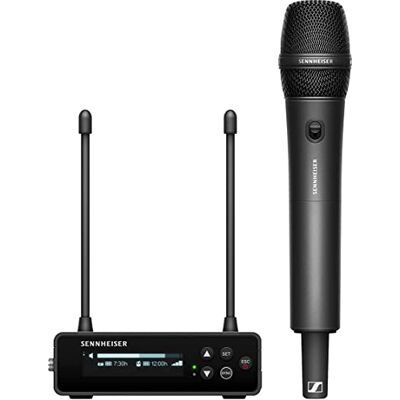 Sennheiser EW-DP 835 SET (S4-7) przenośny cyfrowy bezprzewodowy system mikrofonowy UHF z ręcznym nadajnikiem SKM-S i modułem mikrofonu dynamicznego MMD 835 czarny (700034) Sennheiser EW-DP 835 SET (S4-7) przenośny cyfrowy bezprzewodowy system mikrofonowy UHF z ręcznym nadajnikiem SKM-S i modułem mikrofonu dynamicznego MMD 835 czarny (700034)