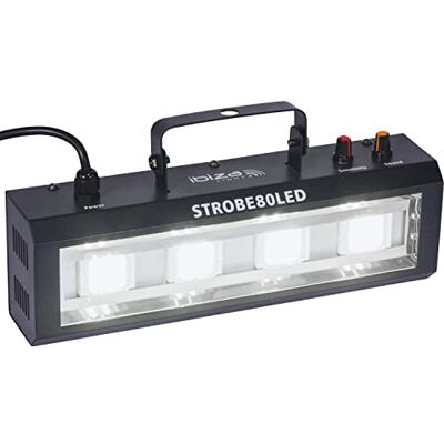 Ibiza STROBE80LED Lampa stroboskopowa LED 4x20W Czarny Ibiza STROBE80LED Lampa stroboskopowa LED 4x20W Czarny