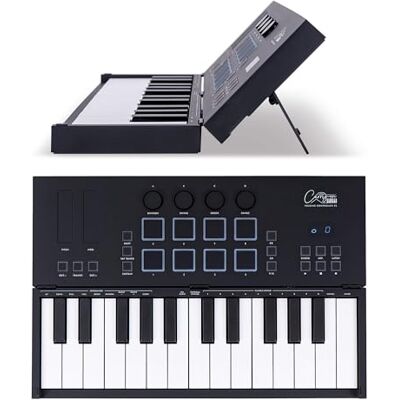 Carry-on FC-25 składany kontroler klawiatury Midi-OTB, 25 przycisków, 8 podświetlanych padów perkusyjnych Inc Cubase LE OEM i Cubase LE OEM iOS DAW Carry-on FC-25 składany kontroler klawiatury Midi-OTB, 25 przycisków, 8 podświetlanych padów perkusyjnych Inc Cubase LE OEM i Cubase LE OEM iOS DAW