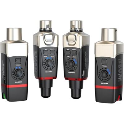 Xvive U35D 5,8 GHz podwójny mikrofon bezprzewodowy system zestaw 2 szt Xvive U35D 5,8 GHz podwójny mikrofon bezprzewodowy system zestaw 2 szt