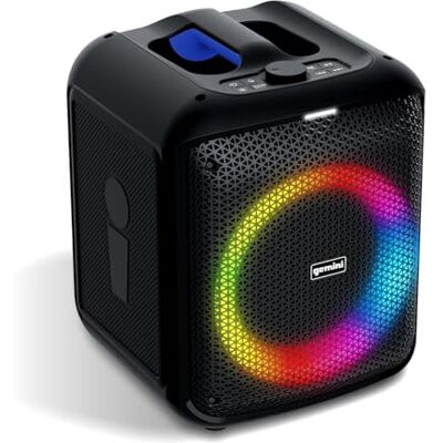 Gemini Sound Seria GGO-650L przenośny Boombox Bluetooth modele 100 W i 200 W, oświetlenie imprezowe LED, parowanie TWS, mikrofon bezprzewodowy, akumulator do ładowania, USB, Aux, czas odtwarzania 10 Gemini Sound Seria GGO-650L przenośny Boombox Bluetooth modele 100 W i 200 W, oświetlenie imprezowe LED, parowanie TWS, mikrofon bezprzewodowy, akumulator do ładowania, USB, Aux, czas odtwarzania 10
