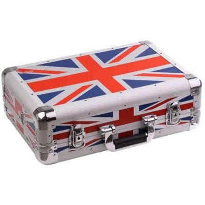 Zomo Flightcase VC-1 XT Flag UK-Flag Aluminiowe etui do DJ Controller np. DDJ-Wego, maszynowy mikro, MC2000, Vestax Spin, Roland TB-3, Roland TR-8 i wielu innych Zomo Flightcase VC-1 XT Flag UK-Flag Aluminiowe etui do DJ Controller np. DDJ-Wego, maszynowy mikro, MC2000, Vestax Spin, Roland TB-3, Roland TR-8 i wielu innych
