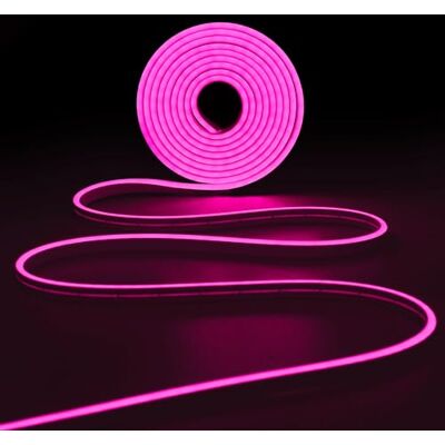 Ibiza NEON500-PINK Taśma neonowa LED różowa 5 metrów Silikon IP65 Możliwość cięcia i elastyczna Z głównym adapterem Możliwość dostosowania Neon LED Ibiza NEON500-PINK Taśma neonowa LED różowa 5 metrów Silikon IP65 Możliwość cięcia i elastyczna Z głównym adapterem Możliwość dostosowania Neon LED