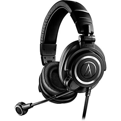 Audio Technica ATH-M50XSTS StreamSet Profesjonalny zestaw słuchawkowy do transmisji strumieniowej XLR/analogowy (czarny) Audio Technica ATH-M50XSTS StreamSet Profesjonalny zestaw słuchawkowy do transmisji strumieniowej XLR/analogowy (czarny)