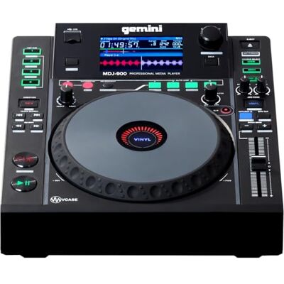 Gemini Sound MDJ-900 Profesjonalny odtwarzacz multimedialny USB z dużym kołem do joggingu z ekranem dotykowym 8 sztuk Gemini Sound MDJ-900 Profesjonalny odtwarzacz multimedialny USB z dużym kołem do joggingu z ekranem dotykowym 8 sztuk