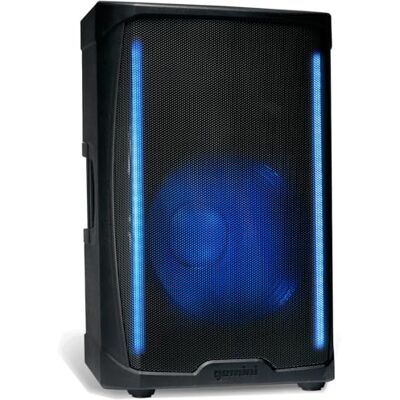 Gemini Sound GD-L215PRO Głośnik PA Bluetooth 1300 W z lampkami imprezowymi LED i 3-kanałowym mikserem wysokowydajny głośnik niskotonowy 15-calowy dla DJ-ów i imprez przyjazna dla użytkownika Gemini Sound GD-L215PRO Głośnik PA Bluetooth 1300 W z lampkami imprezowymi LED i 3-kanałowym mikserem wysokowydajny głośnik niskotonowy 15-calowy dla DJ-ów i imprez przyjazna dla użytkownika