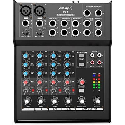 Audibax 802 Mesa Mezclas 6 Canales Audibax 802 Mesa Mezclas 6 Canales