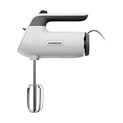 Kenwood QuickMix+ HMP50.000WH mikser ręczny – mikser ręczny o zmiennej prędkości i funkcji pulsu, w zestawie hak do zagniatania i trzepaczka ze stali nierdzewnej do pieczenia i gotowania, 650 W, biały Kenwood QuickMix+ HMP50.000WH mikser ręczny – mikser ręczny o zmiennej prędkości i funkcji pulsu, w zestawie hak do zagniatania i trzepaczka ze stali nierdzewnej do pieczenia i gotowania, 650 W, biały