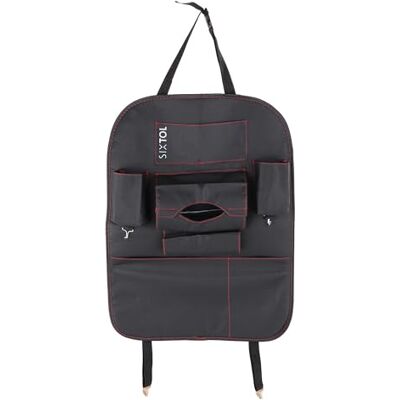 SIXTOL CAR COMPACT SEAT 2 Organizer na przednie siedzenie samochodu 7 kieszeni, skórzany design SIXTOL CAR COMPACT SEAT 2 Organizer na przednie siedzenie samochodu 7 kieszeni, skórzany design