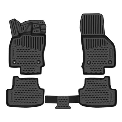 LEMENT E Zestaw gumowych mat 3D pasuje do VW Golf 8 (VIII) 2019 dzisiaj w 100% dopasowane dywaniki samochodowe, gumowe dywaniki samochodowe LEMENT E Zestaw gumowych mat 3D pasuje do VW Golf 8 (VIII) 2019 dzisiaj w 100% dopasowane dywaniki samochodowe, gumowe dywaniki samochodowe