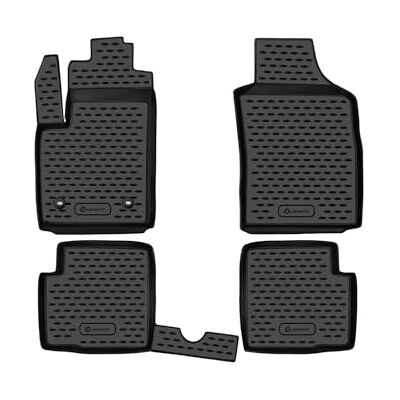LEMENT E zestaw dywaników gumowych 3D pasuje do FIAT 500 Mk2 2007-2024 w 100% dopasowane dywaniki samochodowe, wytrzymałe uniwersalne dywaniki samochodowe, gumowe dywaniki samochodowe LEMENT E zestaw dywaników gumowych 3D pasuje do FIAT 500 Mk2 2007-2024 w 100% dopasowane dywaniki samochodowe, wytrzymałe uniwersalne dywaniki samochodowe, gumowe dywaniki samochodowe