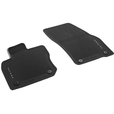 Volkswagen Gumowe Dywaniki Samochodowe, Premium, Przednie, Czarne, Dopasowane do VW Tayron od 2025, 2 Sztuki, Oryginalne Volkswagen Gumowe Dywaniki Samochodowe, Premium, Przednie, Czarne, Dopasowane do VW Tayron od 2025, 2 Sztuki, Oryginalne
