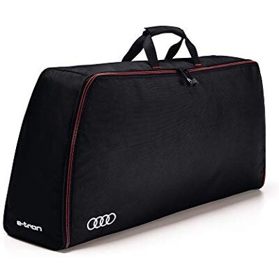 Audi 4KE071073 torba do przechowywania, torba do bagażnika, pierścienie, logo e-tron, czarna Audi 4KE071073 torba do przechowywania, torba do bagażnika, pierścienie, logo e-tron, czarna