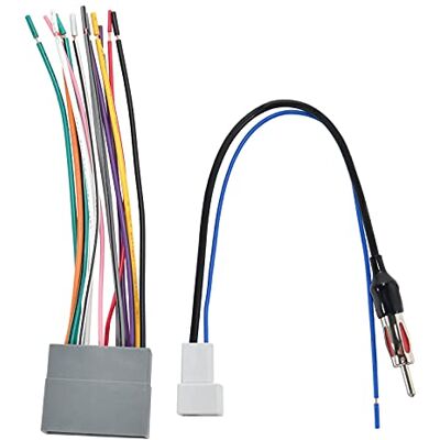 RED WOLF Radio samochodowe stereo wiązka przewodów z adapterem złącza anteny pasuje do Honda Fit 2007-2008 Civic 2006-2011, CR-V2007-2011, Select Acura RDX/Integra 1989-2015 odbiornik radiowy z rynku RED WOLF Radio samochodowe stereo wiązka przewodów z adapterem złącza anteny pasuje do Honda Fit 2007-2008 Civic 2006-2011, CR-V2007-2011, Select Acura RDX/Integra 1989-2015 odbiornik radiowy z rynku