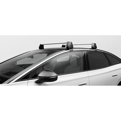 Volkswagen Bagażnik dachowy, Kompatybilny z VW ID.7 Limousine od 2023, Srebrny, Profil T-Nut, 110/106 cm, 5 kg, Nośność 70 kg Volkswagen Bagażnik dachowy, Kompatybilny z VW ID.7 Limousine od 2023, Srebrny, Profil T-Nut, 110/106 cm, 5 kg, Nośność 70 kg
