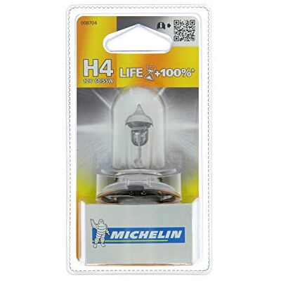 Michelin 008704 Life + 50% 1 żarówka H4 12 V 60/55 W Michelin 008704 Life + 50% 1 żarówka H4 12 V 60/55 W