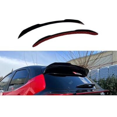 AUTO-STYLE Motordrome Spoiler dachowy (Spoiler Cap) kompatybilny z Toyota Yaris (P21) 2020- w tym GR Sport (czarny ABS Luisant) AUTO-STYLE Motordrome Spoiler dachowy (Spoiler Cap) kompatybilny z Toyota Yaris (P21) 2020- w tym GR Sport (czarny ABS Luisant)