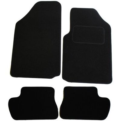 JVL Citroen C2 2003-2009 w pełni dopasowane 4-częściowy zestaw dywaników samochodowych czarny JVL Citroen C2 2003-2009 w pełni dopasowane 4-częściowy zestaw dywaników samochodowych czarny