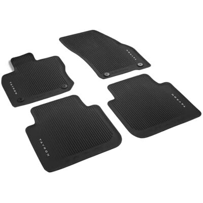 Volkswagen Gumowe Dywaniki Samochodowe, Premium, Czarne, Komplet 4 Sztuki, Do VW Tayron od 2025, Przód i Tył, Dopasowane Volkswagen Gumowe Dywaniki Samochodowe, Premium, Czarne, Komplet 4 Sztuki, Do VW Tayron od 2025, Przód i Tył, Dopasowane