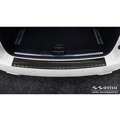 Avisa 2/45051 czarna stal szlachetna osłona zderzaka pasuje do Porsche Cayenne II 2010-2014 & FL 2014- 'Ribs' Avisa 2/45051 czarna stal szlachetna osłona zderzaka pasuje do Porsche Cayenne II 2010-2014 & FL 2014- 'Ribs'