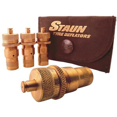 Staun Tyre Deflators Australijski oryginalny odmierzacz ciśnienia w oponach Automatycznie spuszcza powietrze z opon do 6-30 PSI Staun Tyre Deflators Australijski oryginalny odmierzacz ciśnienia w oponach Automatycznie spuszcza powietrze z opon do 6-30 PSI