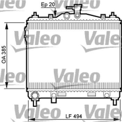Valeo 734912 Chłodnica, chłodzenie silnika Valeo 734912 Chłodnica, chłodzenie silnika