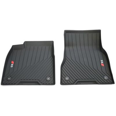 Audi Dywaniki Gumowe RS, Termoplastyczny Elastomer TPE, Przednie, Czarne, Kompatybilne z Q6 e-tron od 2024, Q6 e-tron Sportback od 2025 Audi Dywaniki Gumowe RS, Termoplastyczny Elastomer TPE, Przednie, Czarne, Kompatybilne z Q6 e-tron od 2024, Q6 e-tron Sportback od 2025