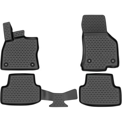 LEMENT E Zestaw gumowych mat 3D pasuje do Audi A3 Mk4 IV (8Y) 2020-2024 100% dopasowane dywaniki samochodowe, wytrzymałe uniwersalne dywaniki samochodowe, gumowe dywaniki samochodowe LEMENT E Zestaw gumowych mat 3D pasuje do Audi A3 Mk4 IV (8Y) 2020-2024 100% dopasowane dywaniki samochodowe, wytrzymałe uniwersalne dywaniki samochodowe, gumowe dywaniki samochodowe