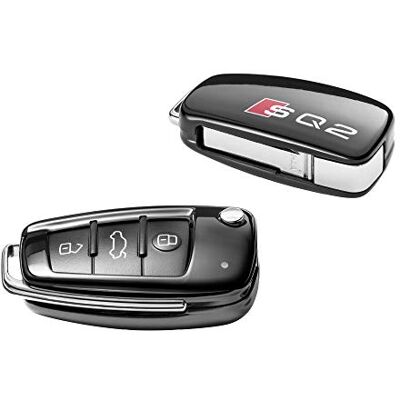Pokrowiec na klucz Audi 8V0071208D dla SQ2 - Oryginalny Czarny Pokrowiec na klucz Audi 8V0071208D dla SQ2 - Oryginalny Czarny