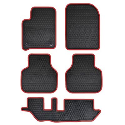 Megiteller Dywaniki samochodowe, dopasowane do Dodge Journey 2012, 2013, 2014, 2015, 2016, 2017, 2018, 2019, 2020 (zestaw 3-rzędowy), bezwonne, zmywalne, wytrzymałe gumowe (wszystkie warunki Megiteller Dywaniki samochodowe, dopasowane do Dodge Journey 2012, 2013, 2014, 2015, 2016, 2017, 2018, 2019, 2020 (zestaw 3-rzędowy), bezwonne, zmywalne, wytrzymałe gumowe (wszystkie warunki