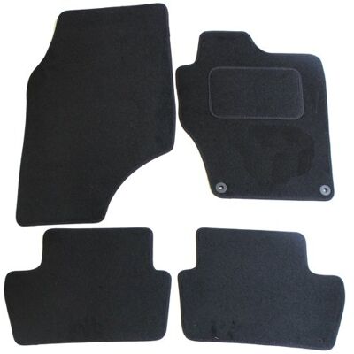 JVL Citroen C4 MK 2 2011 Plus (nie Picasso) zestaw mat samochodowych z 2 klipsami, 4 sztuki JVL Citroen C4 MK 2 2011 Plus (nie Picasso) zestaw mat samochodowych z 2 klipsami, 4 sztuki