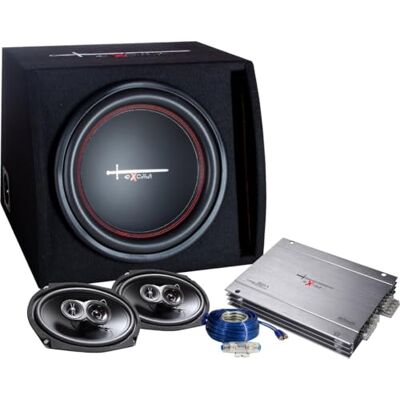 Excalibur X2 kompletny zestaw audio do bagażnika samochodowego Excalibur X2 kompletny zestaw audio do bagażnika samochodowego
