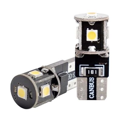 Simoni Racing Żarówka CNP/5 W 5 LED T10 Can Bus bez polaryzacji Simoni Racing Żarówka CNP/5 W 5 LED T10 Can Bus bez polaryzacji