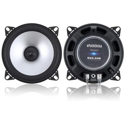 ePathChina 2 szt. 4 cale 60 W 2-drożne samochodowe koncentryczne drzwi pojazdu Auto Audio muzyka stereo pełny zakres częstotliwości głośniki Hifi ePathChina 2 szt. 4 cale 60 W 2-drożne samochodowe koncentryczne drzwi pojazdu Auto Audio muzyka stereo pełny zakres częstotliwości głośniki Hifi