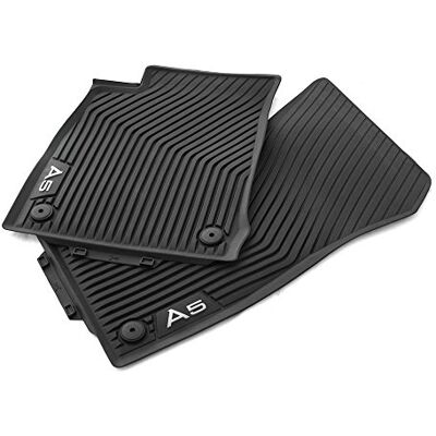 Audi Oryginalne gumowe dywaniki samochodowe A5 (B9 F5) Coupe Cabriolet premium, 2 x przednie maty gumowe na każdą pogodę, czarne 8W7061501 041 Audi Oryginalne gumowe dywaniki samochodowe A5 (B9 F5) Coupe Cabriolet premium, 2 x przednie maty gumowe na każdą pogodę, czarne 8W7061501 041