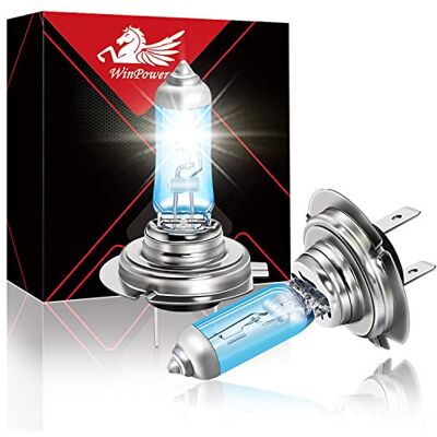 WinPower H7 12V 55W Żarówki Halogenowe 4300K Ciepła biel Auto Motocykl Przednie oświetlenie przeciwmgielne, 2 lampy/opakowanie B2H7 WinPower H7 12V 55W Żarówki Halogenowe 4300K Ciepła biel Auto Motocykl Przednie oświetlenie przeciwmgielne, 2 lampy/opakowanie B2H7