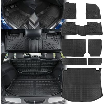 Rongtaod Maty podłogowe kompatybilne z Jeep Grand Cherokee 2011-2021 2022 2023 Grand Cherokee WK Cargo Liner pokrowiec na tylne siedzenie ochraniacz Grand Cherokee akcesoria (maty oparcia + mata Rongtaod Maty podłogowe kompatybilne z Jeep Grand Cherokee 2011-2021 2022 2023 Grand Cherokee WK Cargo Liner pokrowiec na tylne siedzenie ochraniacz Grand Cherokee akcesoria (maty oparcia + mata