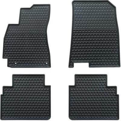 Megiteller Dywaniki samochodowe, dopasowane, do Hyundai Elantra 2023, 2022, 2021, 2020, 2019, 2018, 2017, bezzapachowe, wytrzymałe, gumowe wykładziny podłogowe, czarne Megiteller Dywaniki samochodowe, dopasowane, do Hyundai Elantra 2023, 2022, 2021, 2020, 2019, 2018, 2017, bezzapachowe, wytrzymałe, gumowe wykładziny podłogowe, czarne